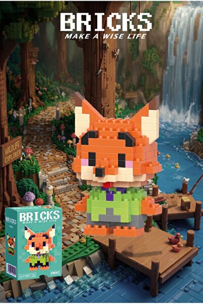 Bricks make a wise life Nick Wilde Zootopia - Orijinal Kutulu Ambalaj