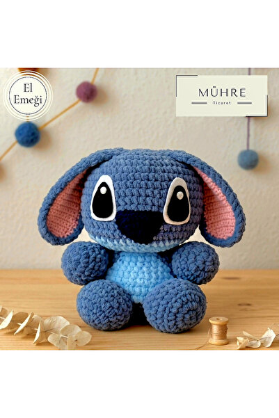 mühre 26cm Trend Handmade Cute Stitch Plush Toy Sleeping Companion Stich