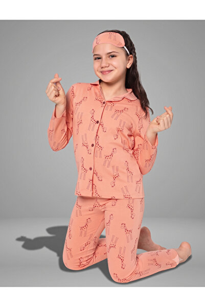 Cicito Devojčička pamučna pidžama od elastana, set 9169