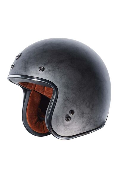 TORC T-50 Del Mar Weathered Açık Motosiklet Kaskı Mat Siyah
