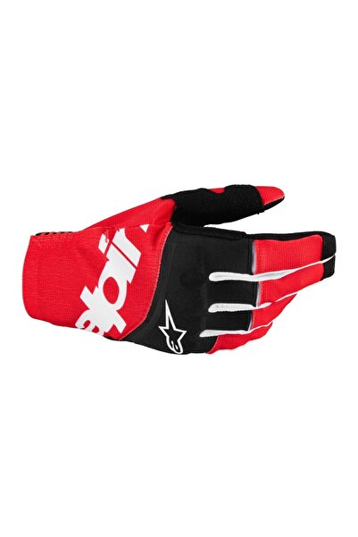 Alpinestars Techstar Off-Road Eldiveni Kırmızı Siyah