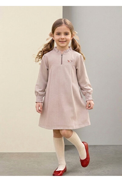 Ozmoz By Mukadder Özden Cotton Gingham Embroidered Gipeli Light Brown Winter ...
