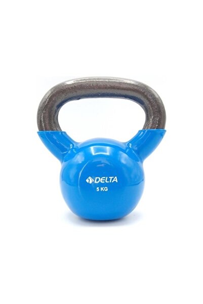 Delta 5 Kg. Çaydanlık Tipi Turkuaz Demir Dambıl - Kettlebell