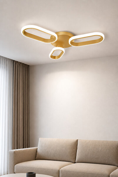 AvizeGO Hilton 3'lü LED Plafonyer Avize