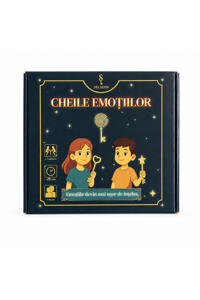 SELADIN Joc educativ, Seladin, Cheile Emotiilor, pentru intelegerea si gestionarea emotiilor, 3-10 ani