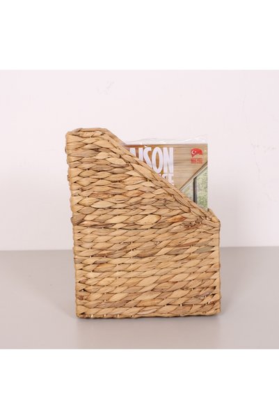 Mylamp Natural Water Hyacinth File and Magazine Holder13X27X32 Cm.