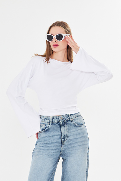 Tight Lady White Inner Layer Ultra Soft Natural Viscose Waist Fitting Drawstr...