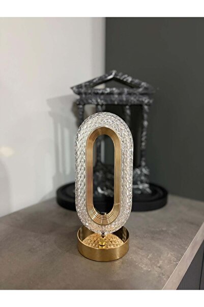 Onedekor Dekoratif Şarjlı Kristal Elmas Masa Lambası Dokunmatik Romantik Led ...