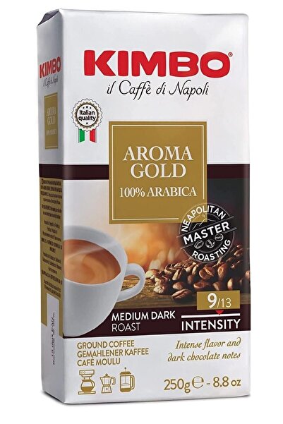 Kimbo Aroma Gold 100% Arabica Filtre Kahve (250 GR)