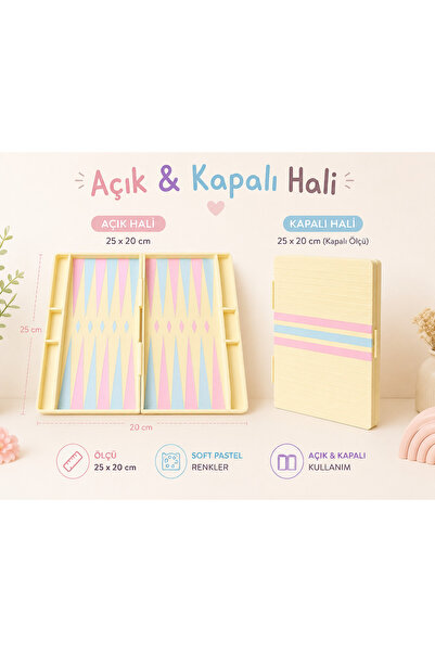 BSA AVM MİNİ TAVLA 25x20 {AÇIK HALİ}