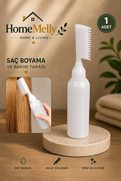 btm home Scallop Hair Coloring Bottle Open Care Comb Hair Treatment Oil Appli...