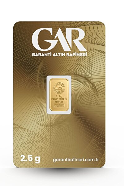Garanti Gold 2,5 gr Gram Külçe Altın 24 Ayar