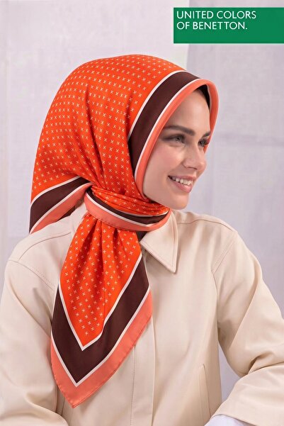 United Colors of Benetton Φουλάρι με σχέδιο Σιένα -1001-90*90