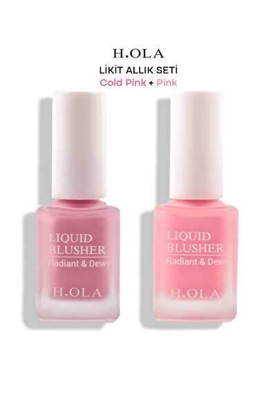 h.OLA Likit Allık Seti Cold Pink&Pink