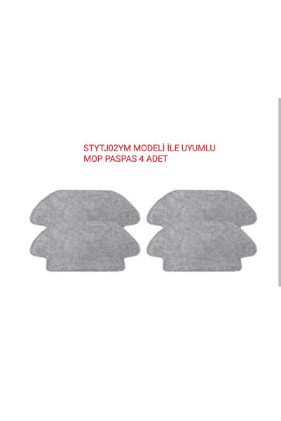 LİN GRUP 4 قطع ممسحة متوافقة مع Xiaomi MOP PRO STYTJ02YM