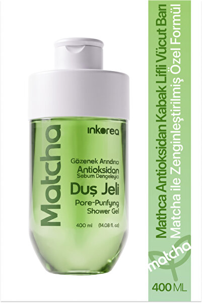 Matcha Özlü Duş Jeli 400 ml – Canlandırıcı ve Ferahlatıcı Bakım