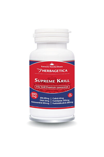herbagetica Supreme Krill Oil Omega 3 30Cps