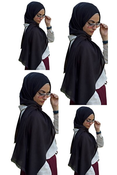 ALDAIYR 4 Pieces of Pashmina Viscose Fabric, 125 Grams Each