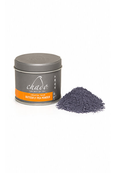 Chado Blue Butterfly Pea Powder Lemon Color Changing Magic Blue Tea Powder 50 Gr