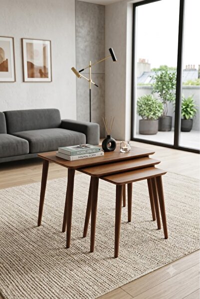 AYGE İstanbul 3lü Zigon Sehpa %100 MDF