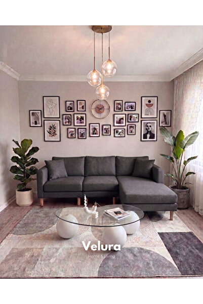 Velura Home & Living Armin Akıllı Köşe Koltuk Takımı & Modern Modüler Yataklı...
