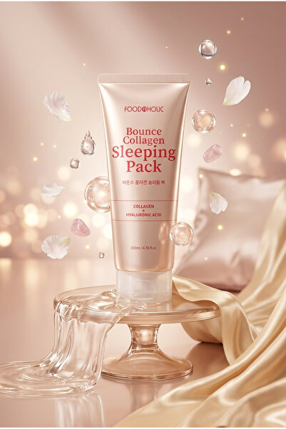 FOODAHOLIC Bounce Collagen Night Care Face Mask 200 ml