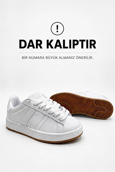 erfleks Erflex White Unisex Lace-Up Shoes