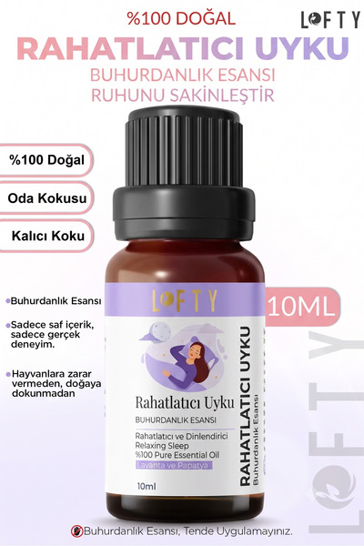 Lofty Rahatlatıcı Uyku Dinlenme Esansiyel Uçucu Koku Yağı Buhurdanlık ve Arom...