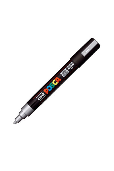 POSCA Marker UNI Posca, 1.8-2.5 mm, ARGINTIU