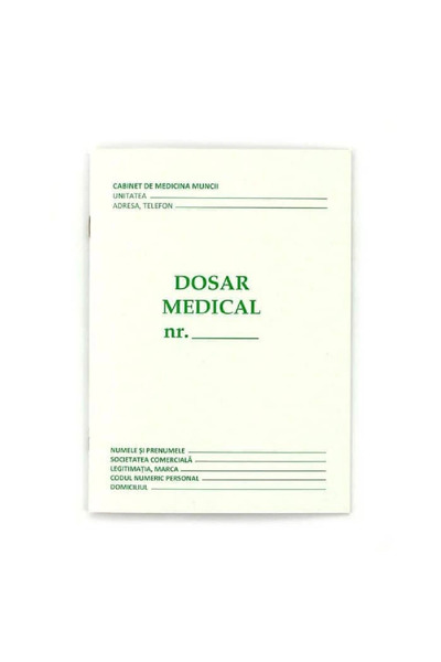 DanyCris Dosar medical A5, 8 file