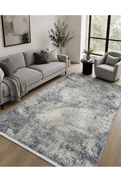 ünalcarpet 4 Metrekare - 6 Metrekare Bambu Tarz Modern Dokuma Salon Oturma Od...