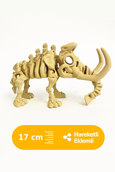 Artimon 3D Store Mamut 3D Hareketli İskelet Dinozor | Oyuncak Hayvan Figürleri