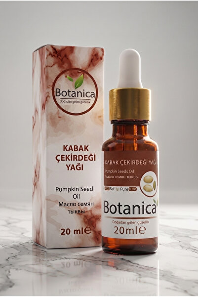 botanica 100% Pure Cold Pressed Pumpkin Seed Oil 20 ml – Zinc-Infused Anti-Ha...