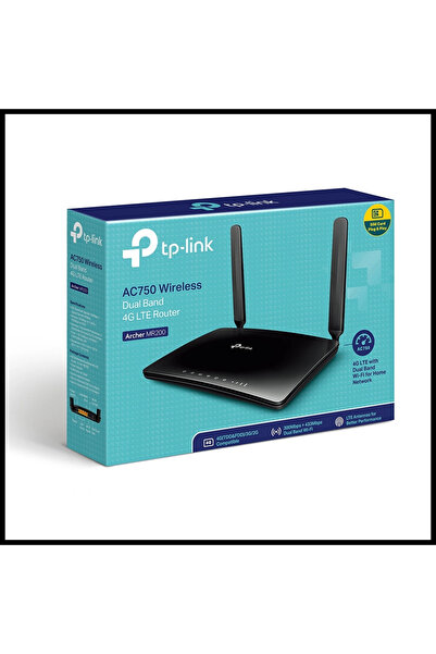 TP-LINK Archer Mr200, Ac750, 4port, 750mbps, Dual Band Wifi, Masaüstü, Lte Mi...
