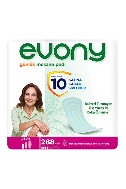 Evony GÜNLÜK MESANE PEDİ UZUN 288 ADET