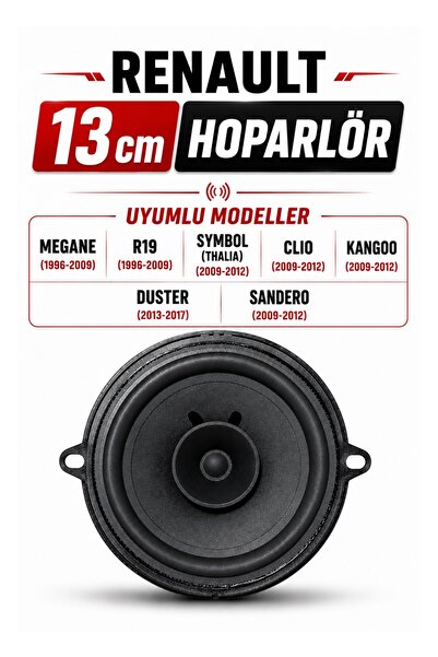 Renault Clio 3 Kangoo Megane 2 Symbol (Thalia) Uyumlu 13 cm. Hoparlör (1 Adet...