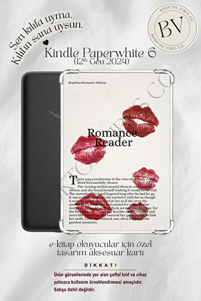BookTok Vibes Co. Romance Reader Insert - Kindle ve Kobo E-Kitap Okuyucuları ...
