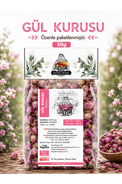 Sevinç Teyze 30g Bud Dried Rose