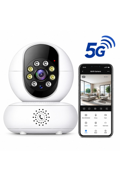 1080p Dual 2.4/5g Wifi Ip Camera Smart Home Security Cctv System Motion Monitoring Voice Intercom