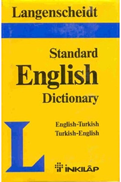 İnkılap Kitabevi Langenscheid Standard English Dictionary English-Turkish Tur...