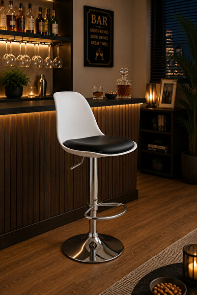 EVOFİSDUNYASİ Vegas Modern Bar Ve Mutfak Adası Sandalyesi