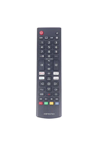 Choice جهاز تحكم عن بعد أسود AKB76037601 للتلفزيون الذكي LCD متوافق مع AKB756...