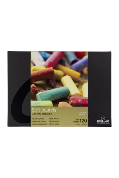 Rembrandt Extra Fine Half Size Soft Pastel Set 120Pcs General Selection 31820120