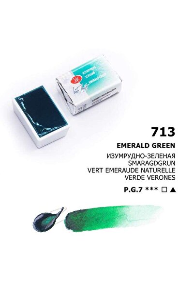 Genel Markalar White Nights 1/1 Tam Tablet Sulu Boya 713 Emerald Green