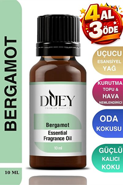 DUEY Bergamot Uçucu Yağ Buhurdanlık Yağı Difüzör Esansı Oda Kokusu Esansı Hav...