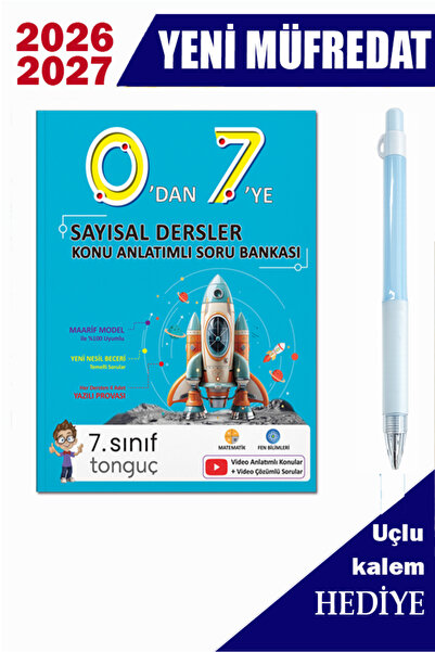 Tonguç Yayınları Tonguç 0'dan 7'ye Sayısal Konu Anlatımlı Soru Bankası