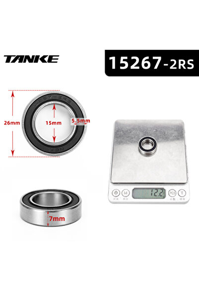Choice 15267-2RS 2 قطعة محور دراجة محمل NBK Palin 16257 أو 6902 أو 6804 أو 69...