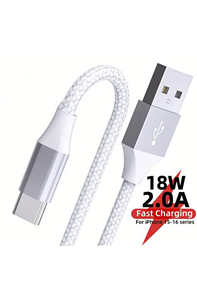 Choice 1m 1PC Wite 3Pcs 1 2 3 Meter USB A to Type C Charger Cable Fast Chargi...