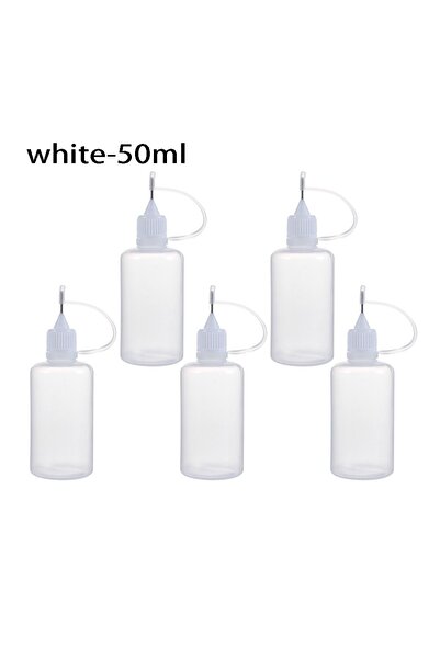 Choice4 White-50ml-5pcs 5pcs/set 5/10/20/30/50/100ML Needle Tip Glue Applicat...