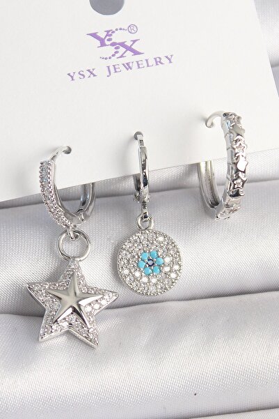 Inure Jewelry النحاس الذهب اللون الزركون حجر ستار نموذج عين الشر حبة التفاصيل...